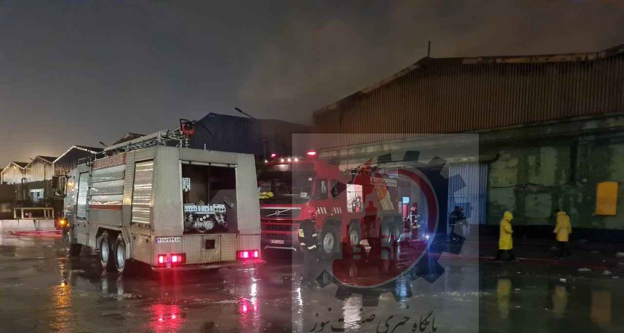 آتش‌سوزی انبار شرکت فولاد خوزستان مهار شد