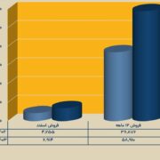 بررسی عملکرد فروش یک ساله پتروشیمی مارون