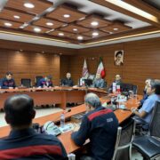 برگزاری جلسه کمیته بحران شرکت فولاد اکسین خوزستان با تأکید بر آرامش پایدار، آمادگی کامل و تداوم ایمن تولید