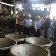 بازدید میدانی مدیرعامل شرکت کشت و صنعت نیشکر هفت‌تپه از آخرین روند اورهال در حوزه صنعت این شرکت