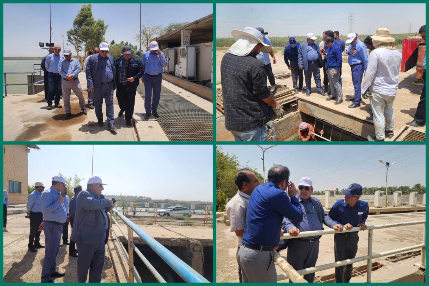 بازدید مدیرعامل شرکت توسعه نیشکر از مزارع و ایستگاه‌های پمپاژ آب در کشت و صنعت‌های جنوبی / روند عملیات «داشت» نیشکر در سال زراعی جاری بررسی شد