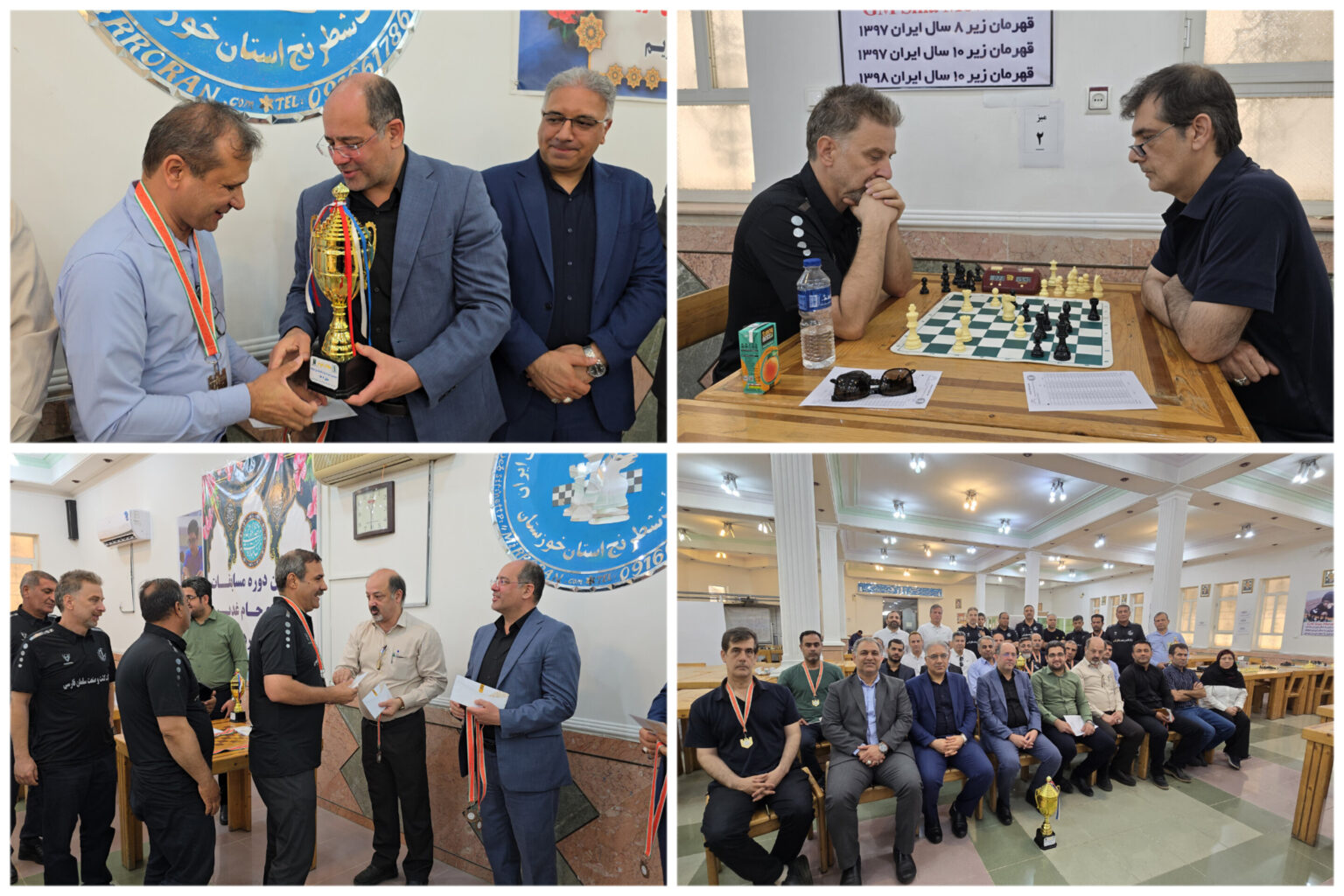 تیم هفت‌تپه قهرمان لیگ شطرنج نیشکر شد / چهار مقام انفرادی برای ورزشکاران این تیم