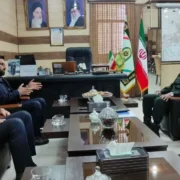دیدار معاون منابع انسانی فولاد خوزستان با فرمانده انتظامی اهواز