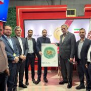 حضور دکتر سید محسن موسوی‌زاده، نماینده مردم شریف اهواز، حمیدیه، باوی و کارون در غرفه فولاد اکسین خوزستان