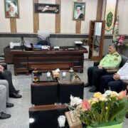 دیدار مدیرعامل شرکت کشت و صنعت نیشکر هفت‌تپه با فرمانده انتظامی و رؤسای پلیس راه و راهور استان خوزستان