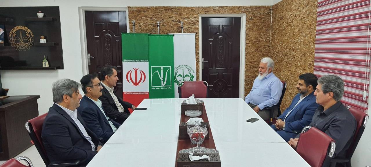 دیدار مدیر شعب بانک ملی استان خوزستان با مدیرعامل شرکت نیشکر هفت‌تپه