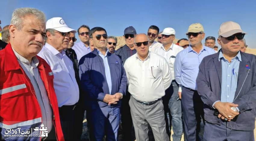 بازدید مهندس پیرامون از تداوم همدلی مدیران و کارکنان نفت‌خیز جنوب در مسیر خاموشی مشعل‌ها